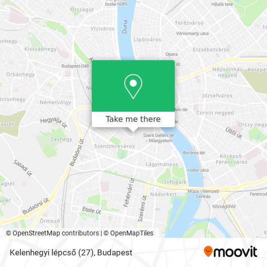 Kelenhegyi lépcső (27) map