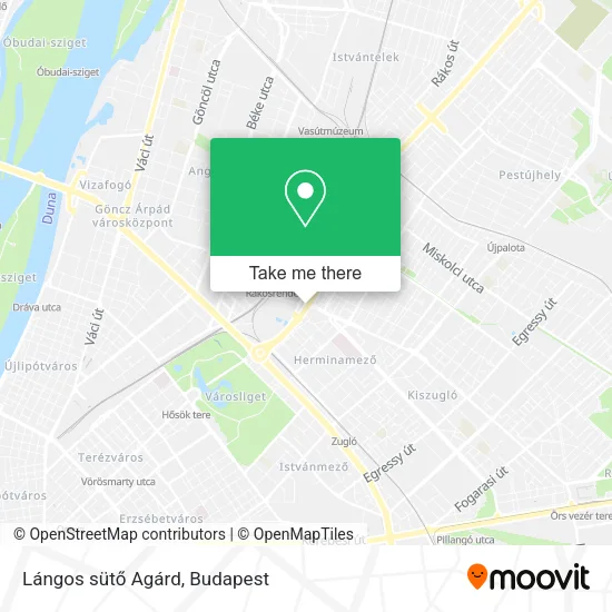 Lángos sütő Agárd map
