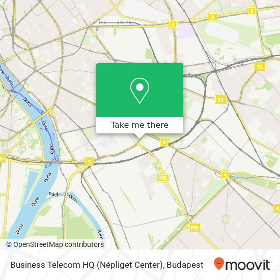 Business Telecom HQ (Népliget Center) map