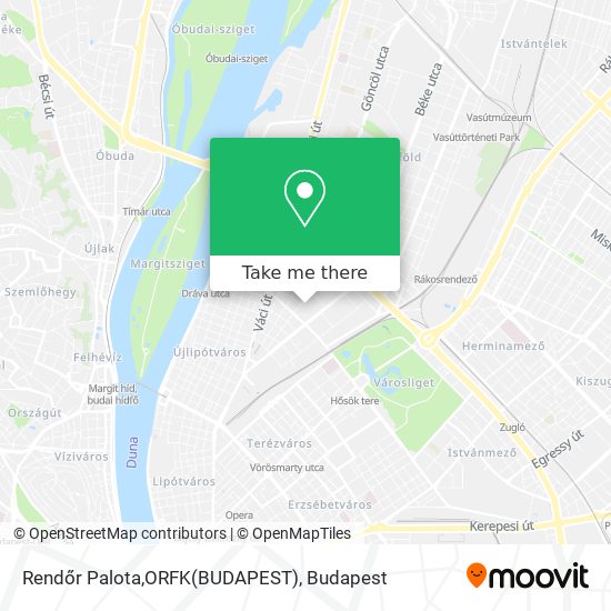 Rendőr Palota,ORFK(BUDAPEST) map