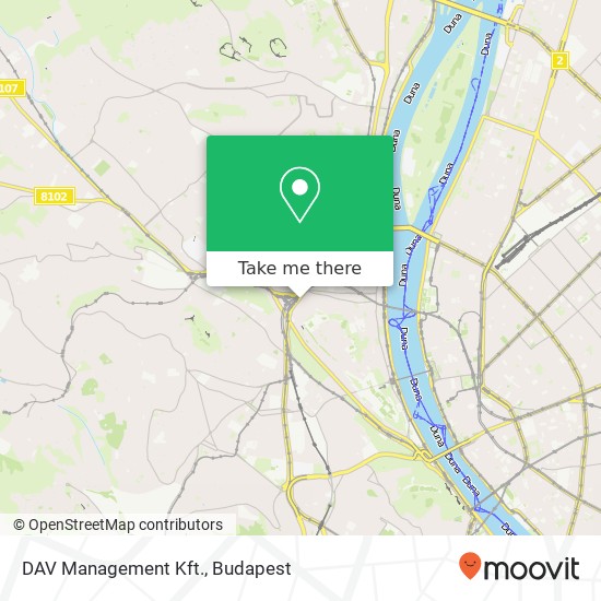 DAV Management Kft. map