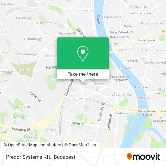 Predor Systems Kft. map