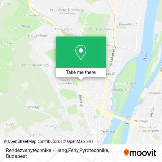 Rendezvenytechnika - Hang,Feny,Pyrotechnika map