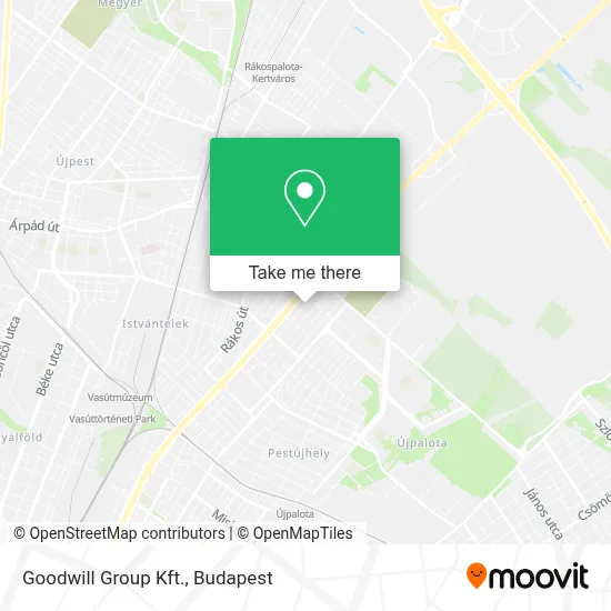 Goodwill Group Kft. map