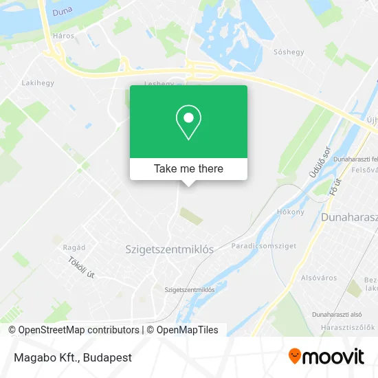 Magabo Kft. map