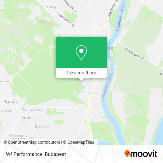 Wf Performance map