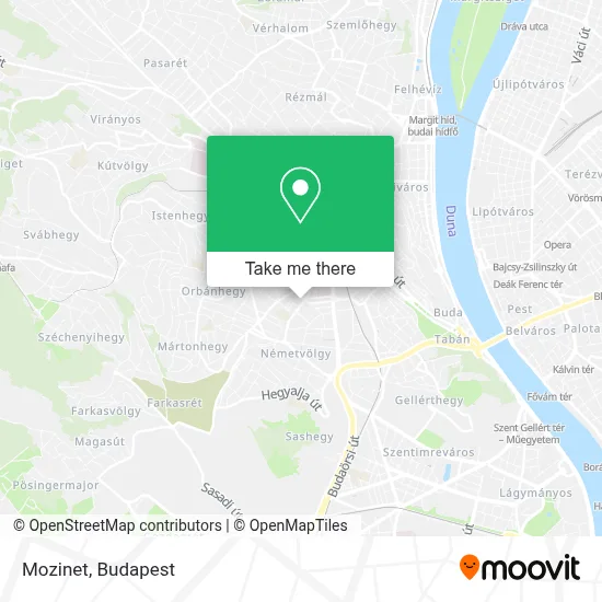 Mozinet map