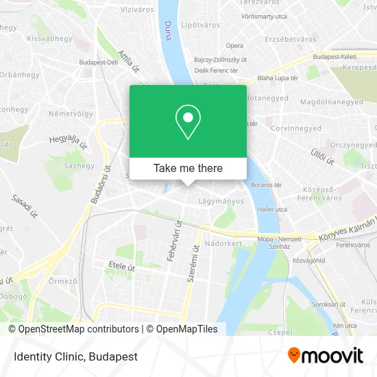 Identity Clinic map
