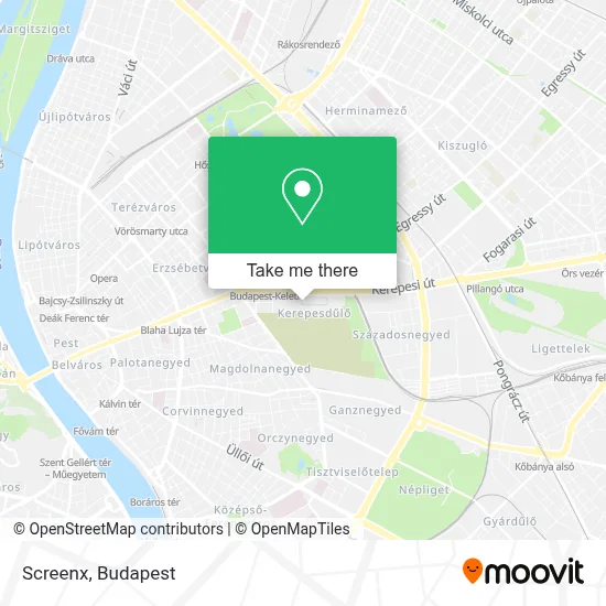 Screenx map