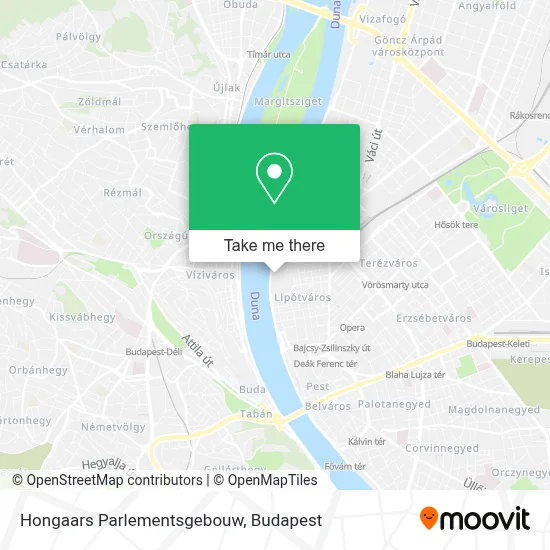 Hongaars Parlementsgebouw map