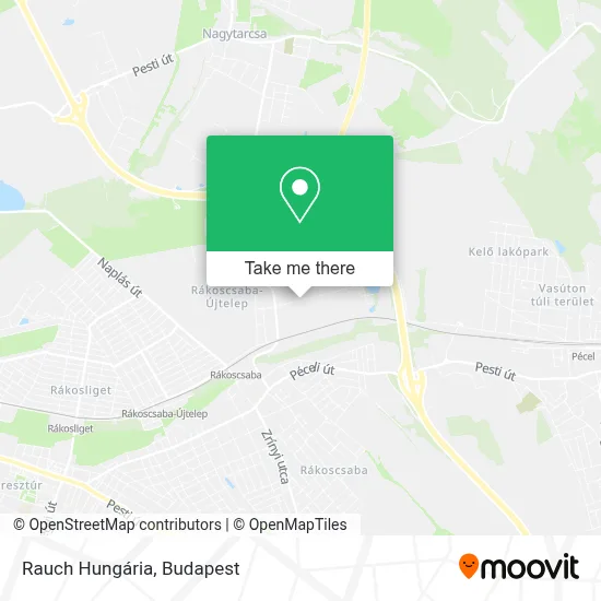 Rauch Hungária map