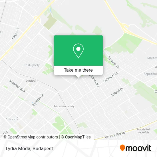 Lydia Moda map