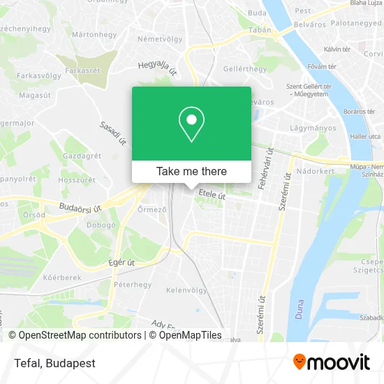 Tefal map