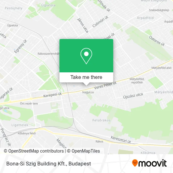 Bona-Si Szig Building Kft. map