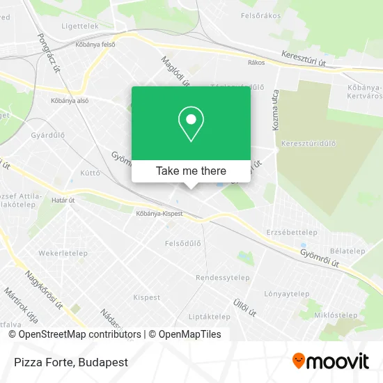 Pizza Forte map