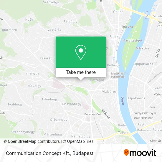 Communication Concept Kft. map