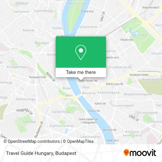 Travel Guide Hungary map