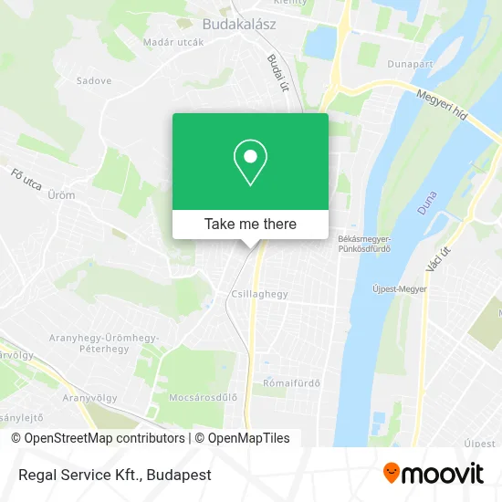 Regal Service Kft. map