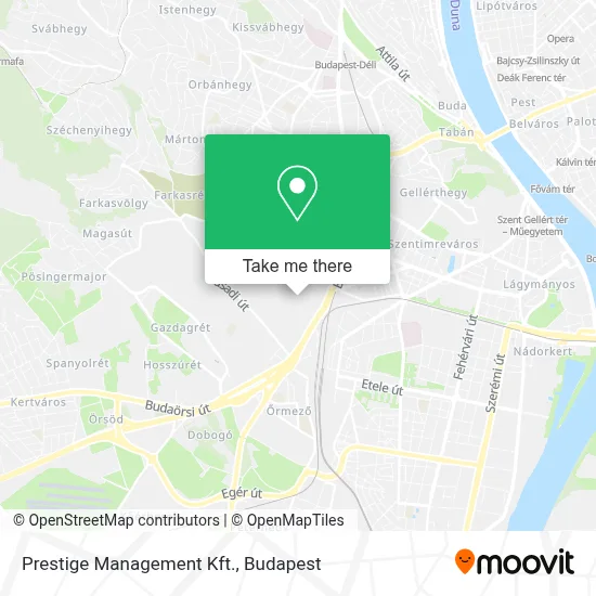 Prestige Management Kft. map