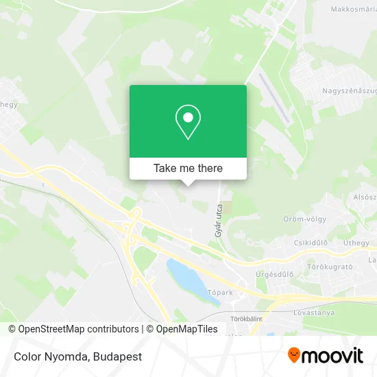 Color Nyomda map