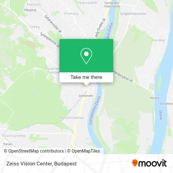 Zeiss Vision Center map