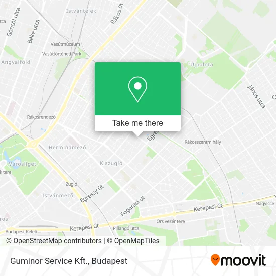 Guminor Service Kft. map