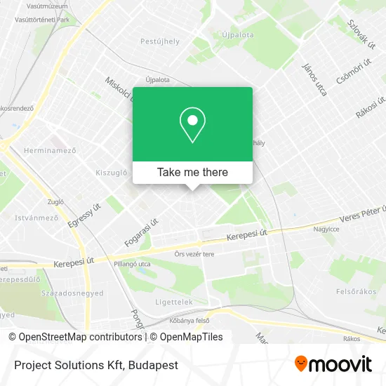 Project Solutions Kft map