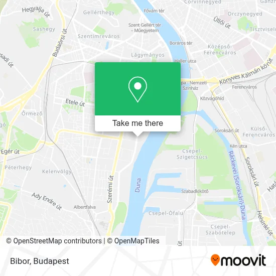 Bibor map