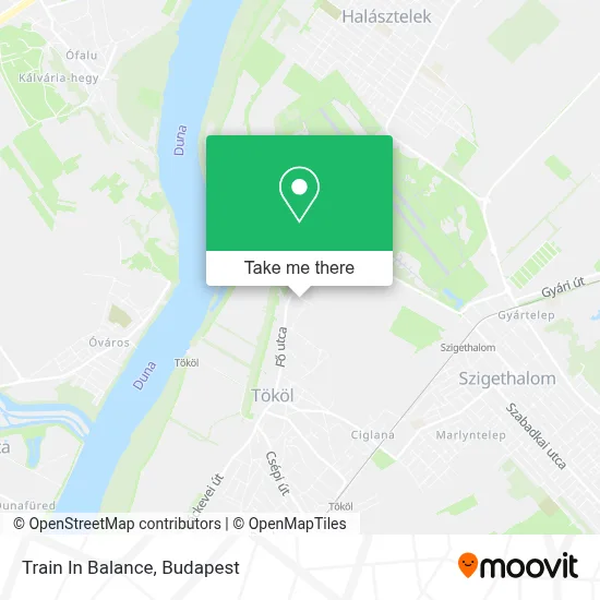 Train In Balance map