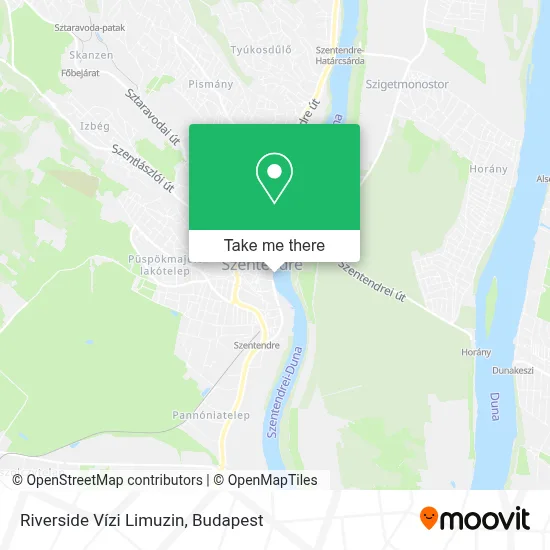 Riverside Vízi Limuzin map