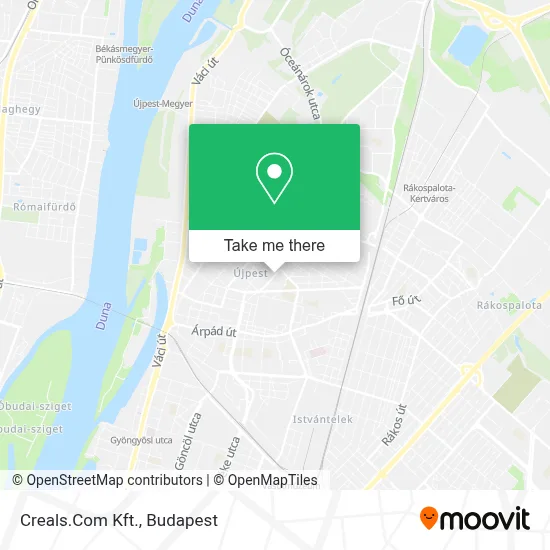 Creals.Com Kft. map
