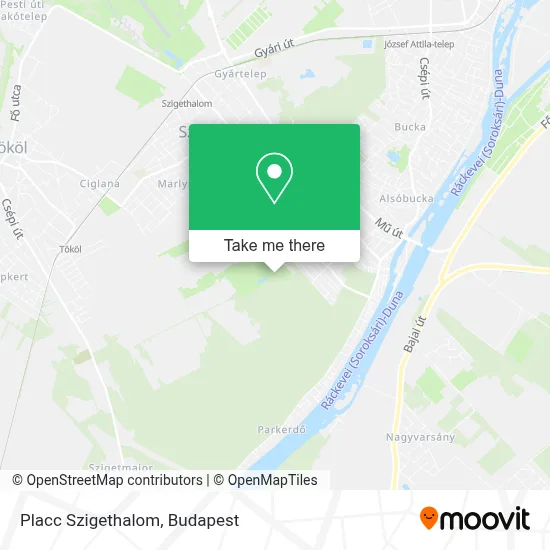 Placc Szigethalom map