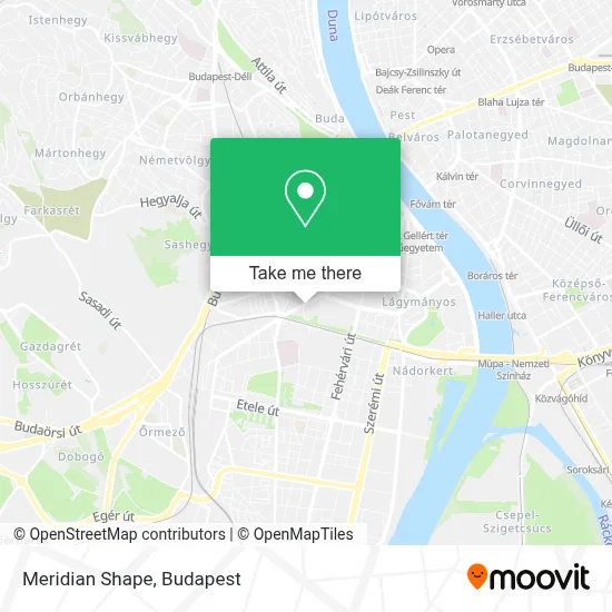 Meridian Shape map