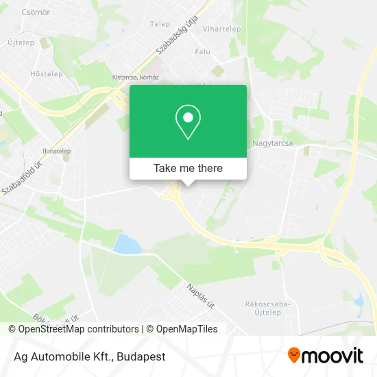 Ag Automobile Kft. map