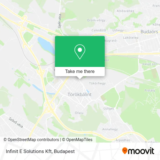 Infinit E Solutions Kft map