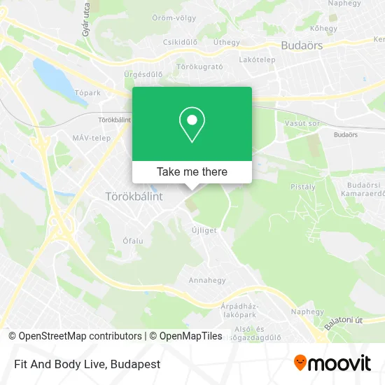 Fit And Body Live map