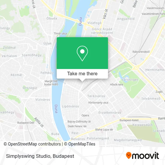 Simplyswing Studio map