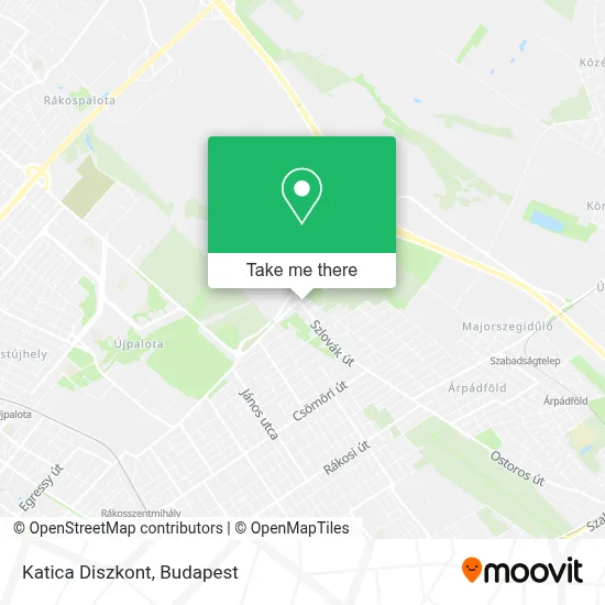 Katica Diszkont map