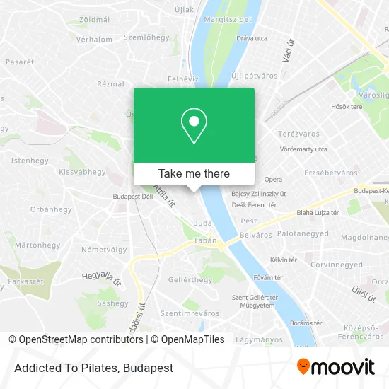 Addicted To Pilates map