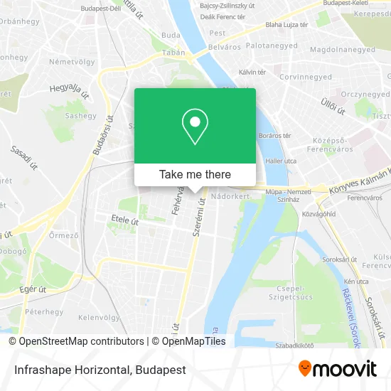 Infrashape Horizontal map