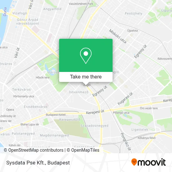 Sysdata Pse Kft. map