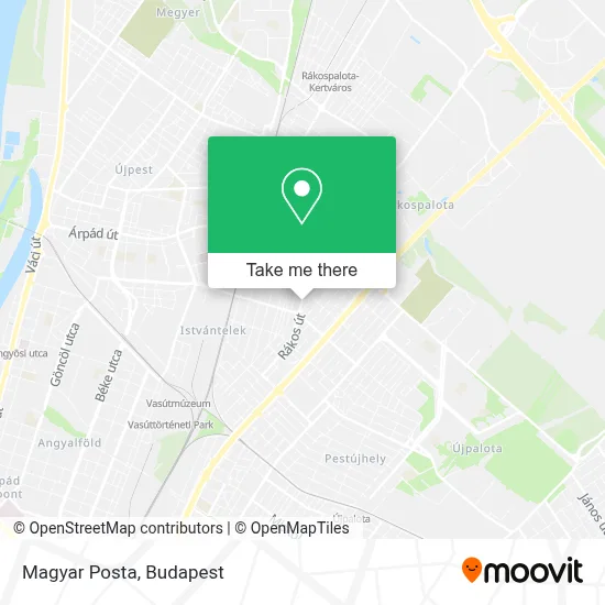 Magyar Posta map