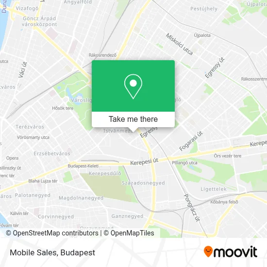 Mobile Sales map