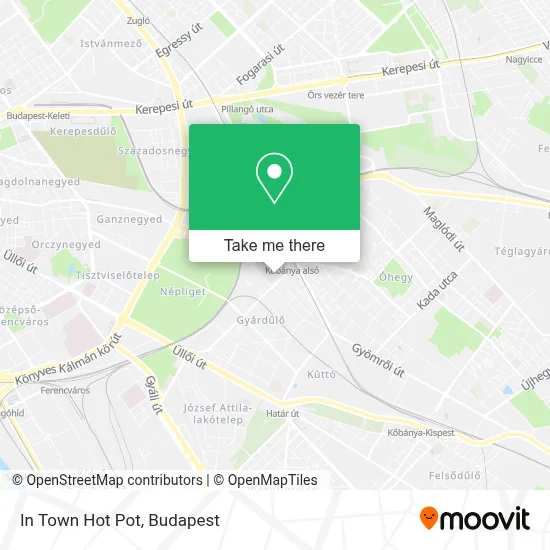 In Town Hot Pot map