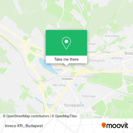 Inreco Kft. map