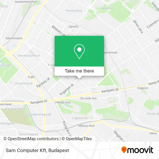 Sam Computer Kft map