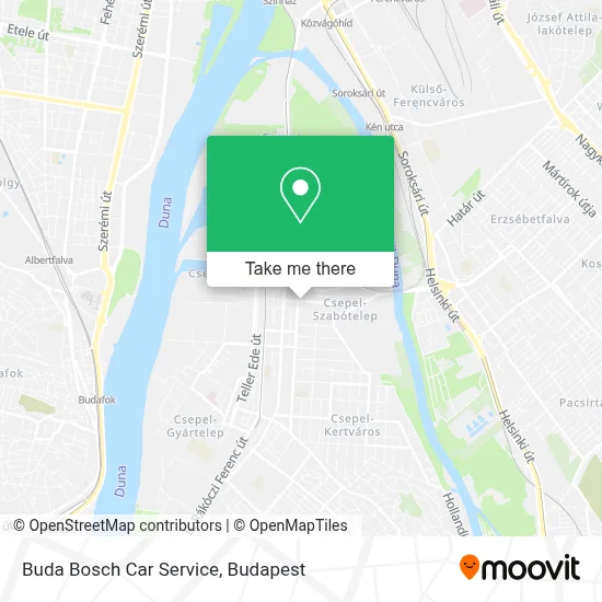 Buda Bosch Car Service map