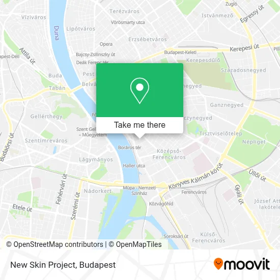 New Skin Project map