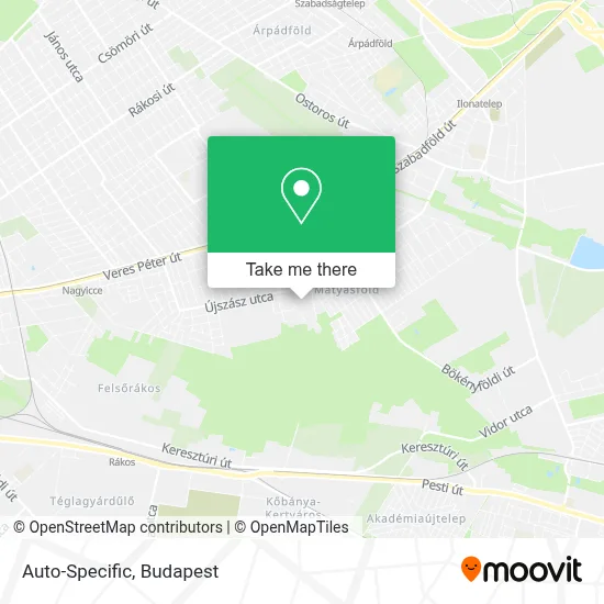 Auto-Specific map