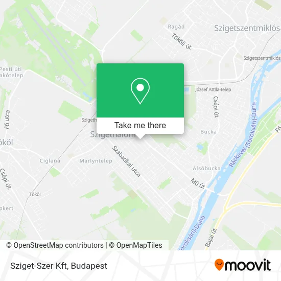 Sziget-Szer Kft map